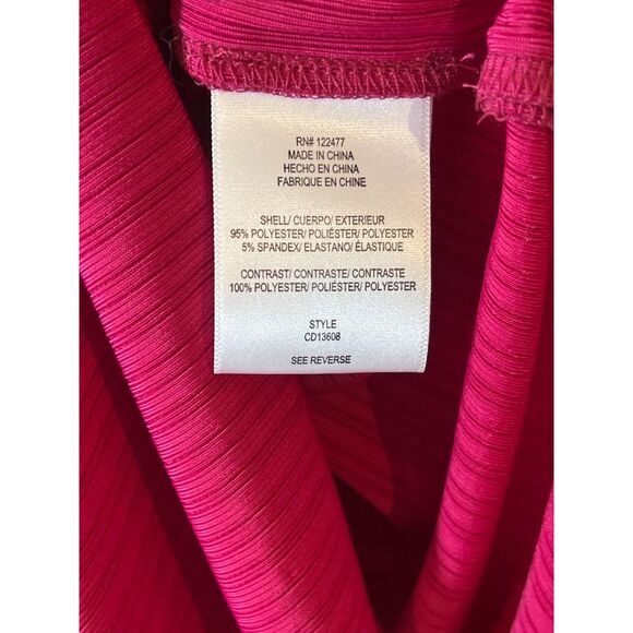 NSK Pink Ribbed Knit Midi Dress with Satin Bust Detail Fitted Bodycon - Size‎ S - Picture 6 of 7